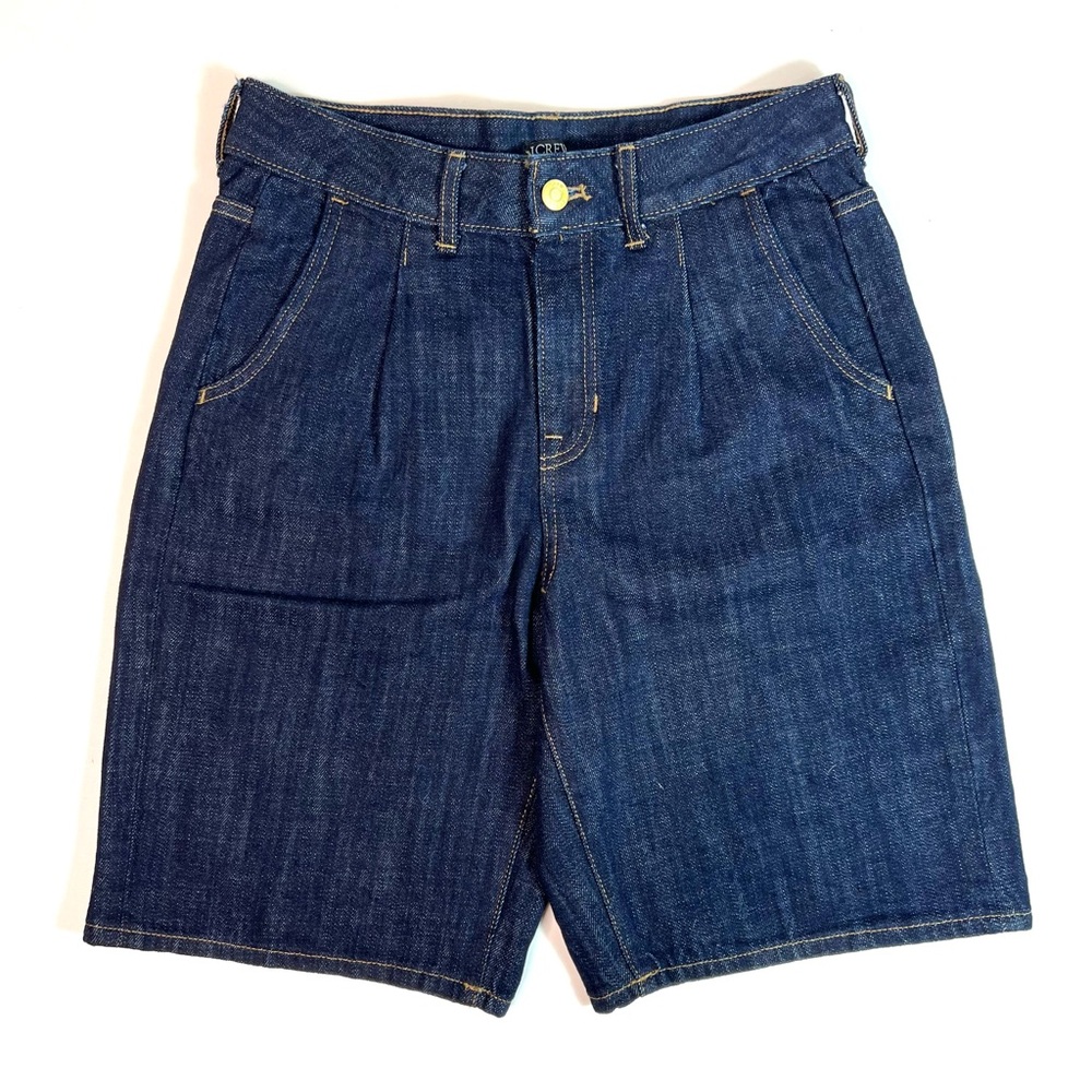 NWOT J. Crew Midlength Denim Shorts in Indigo Size 25 - Picture 3 of 11